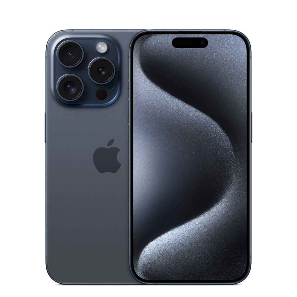 iPhone 15 Pro in Blue Titanium